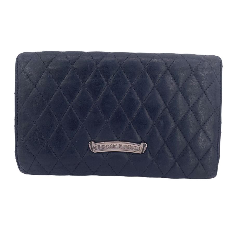 CHROME HEARTS 【中古】 クロムハーツ #4 ウェーブウォレット BSフレア 