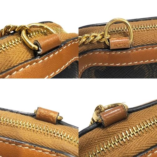 CELINE（セリーヌ） 【中古】 トリオンフ チェーン付き クラッチバッグ