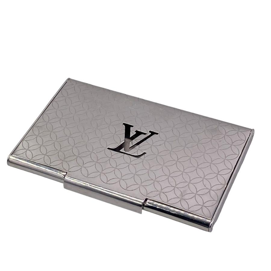 【中古】 LOUIS VUITTON ルイ・ヴィトン ポルトカルトシャンゼリゼ 名刺入れ  M65227 メタル シルバー  24007350 AS｜liqueurbank｜02