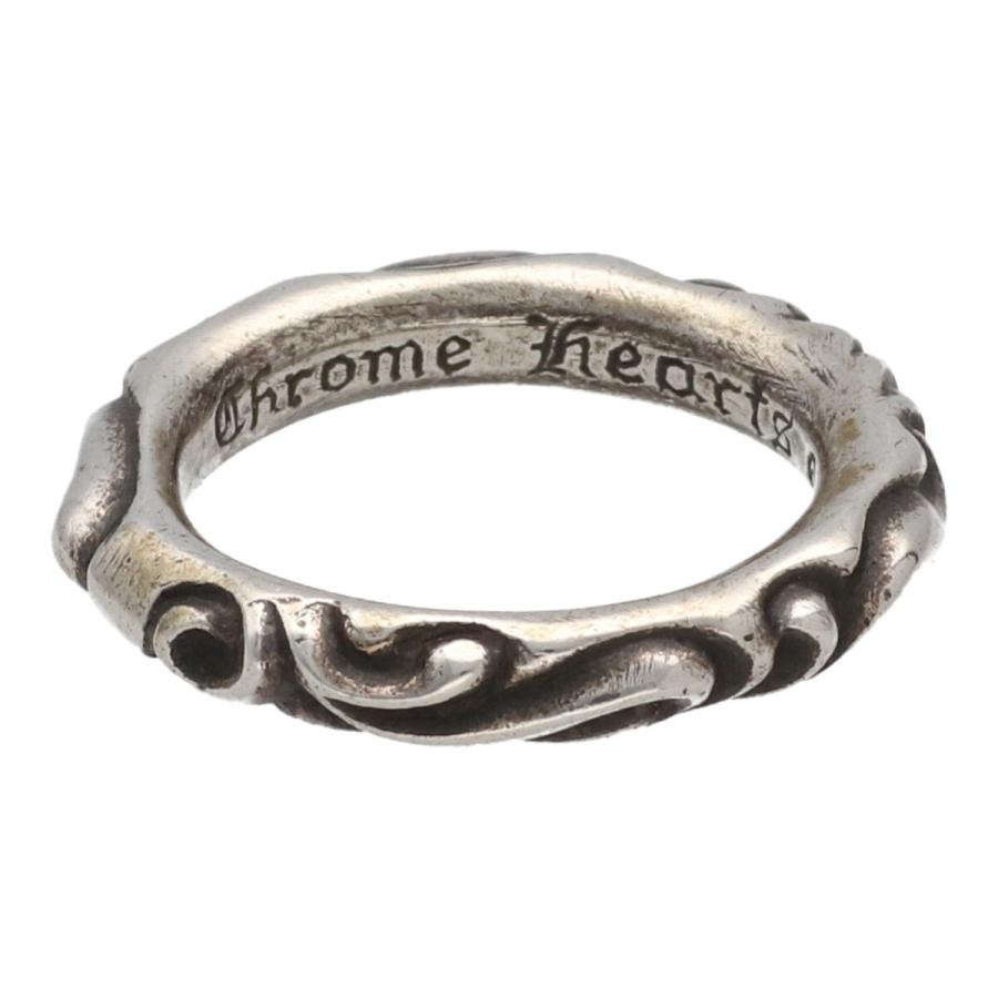 中古】 CHROME HEARTS クロムハーツ スクロールバンド リング 21号 