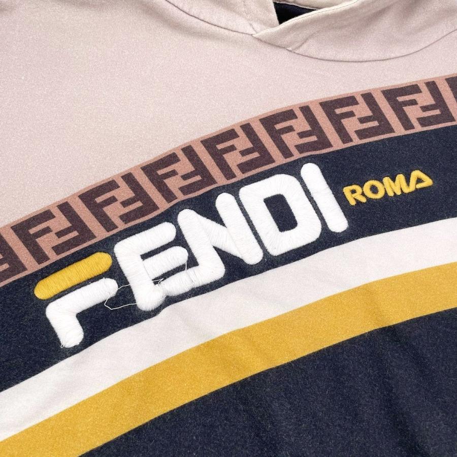 中古 フェンディ FY0945A65J Fendi FFロゴプルオーバー FFロゴプル