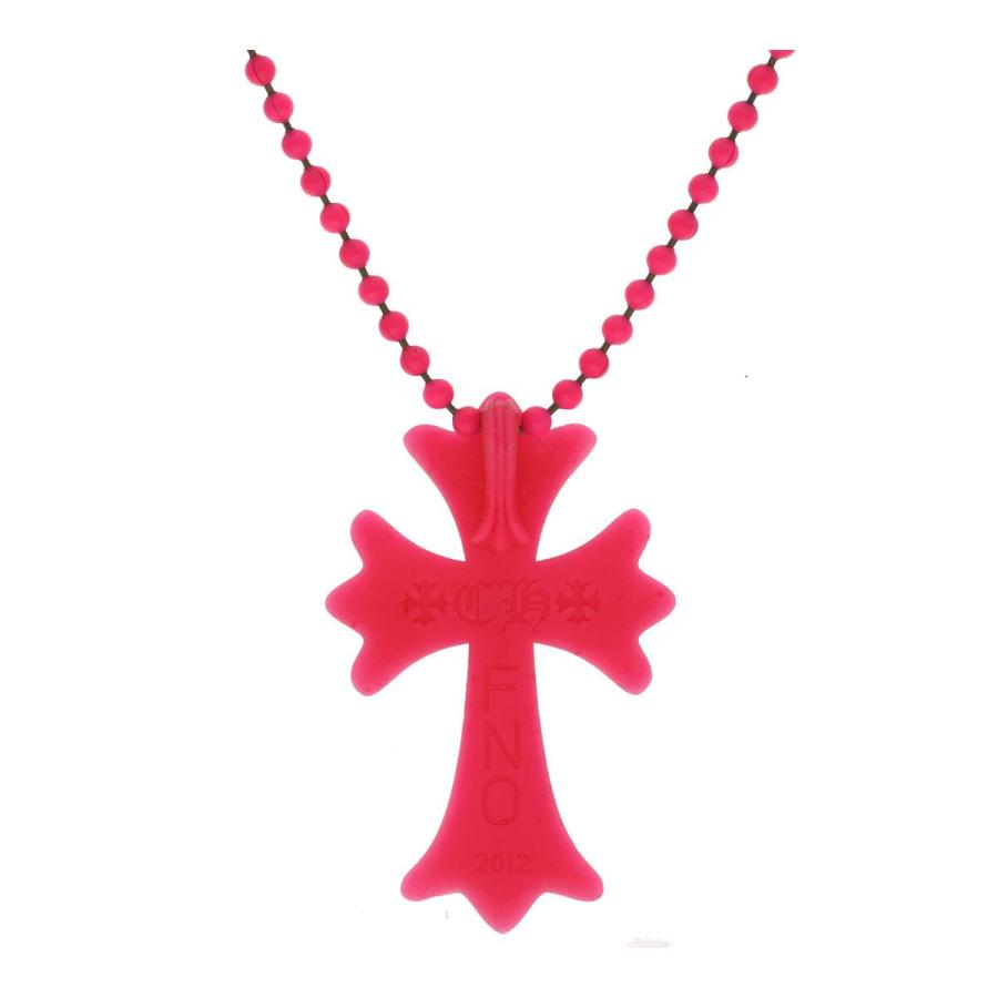 Chrome Hearts ピンク クロス ネックレス