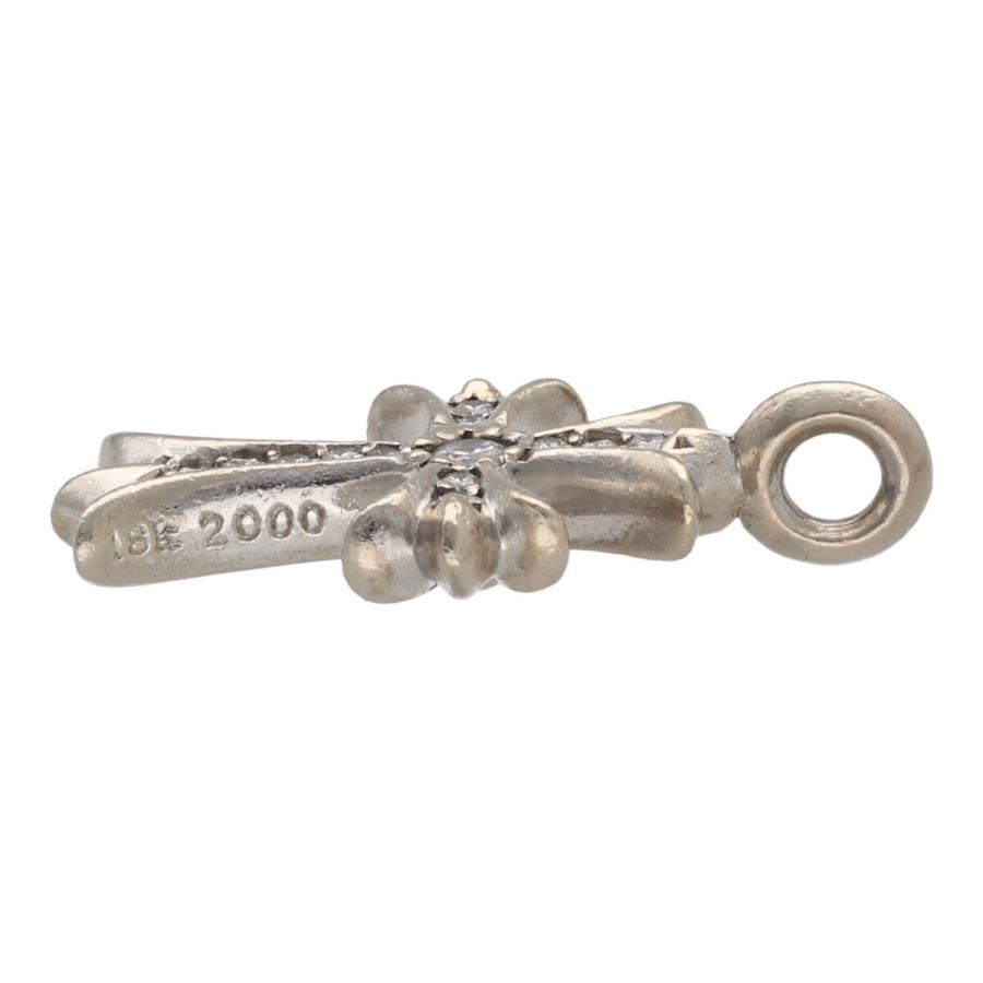 K18WG クロス ダイヤモンド チャーム 楽天市場】K18ダイヤモンドチャーム(ダイヤ0.44ct)(クロス、結晶、K18