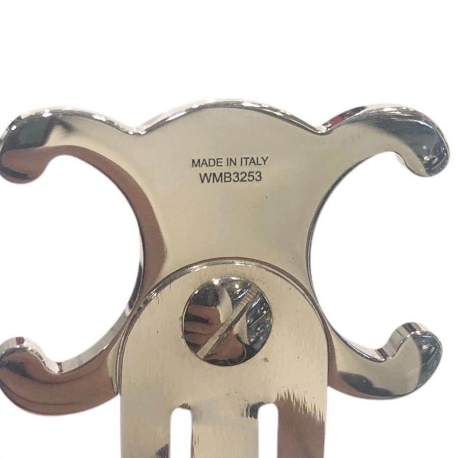 CELINE 【中古】 セリーヌ トリオンフ スナップ ヘアクリップ 2つ  