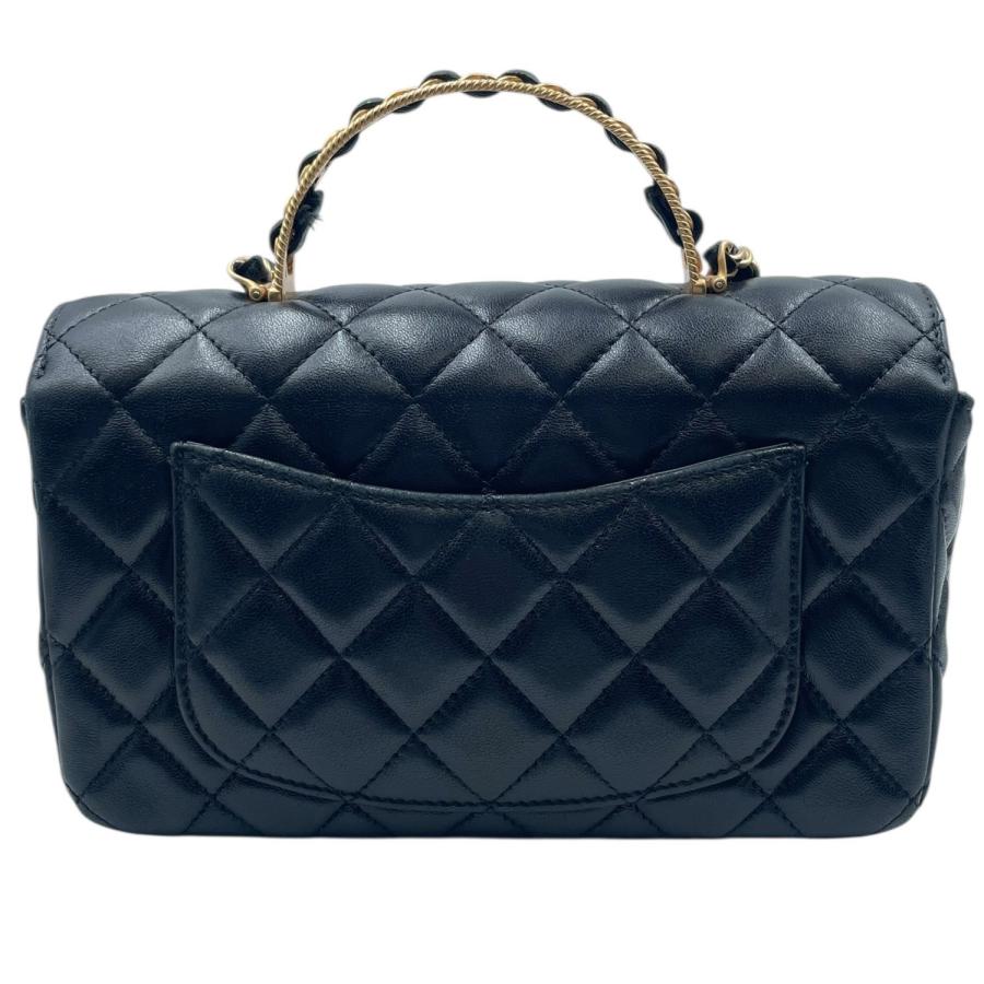 シャネル.中古 CHANEL（シャネル） 【中古】 マトラッセ トップハンドル ミニ ラップ