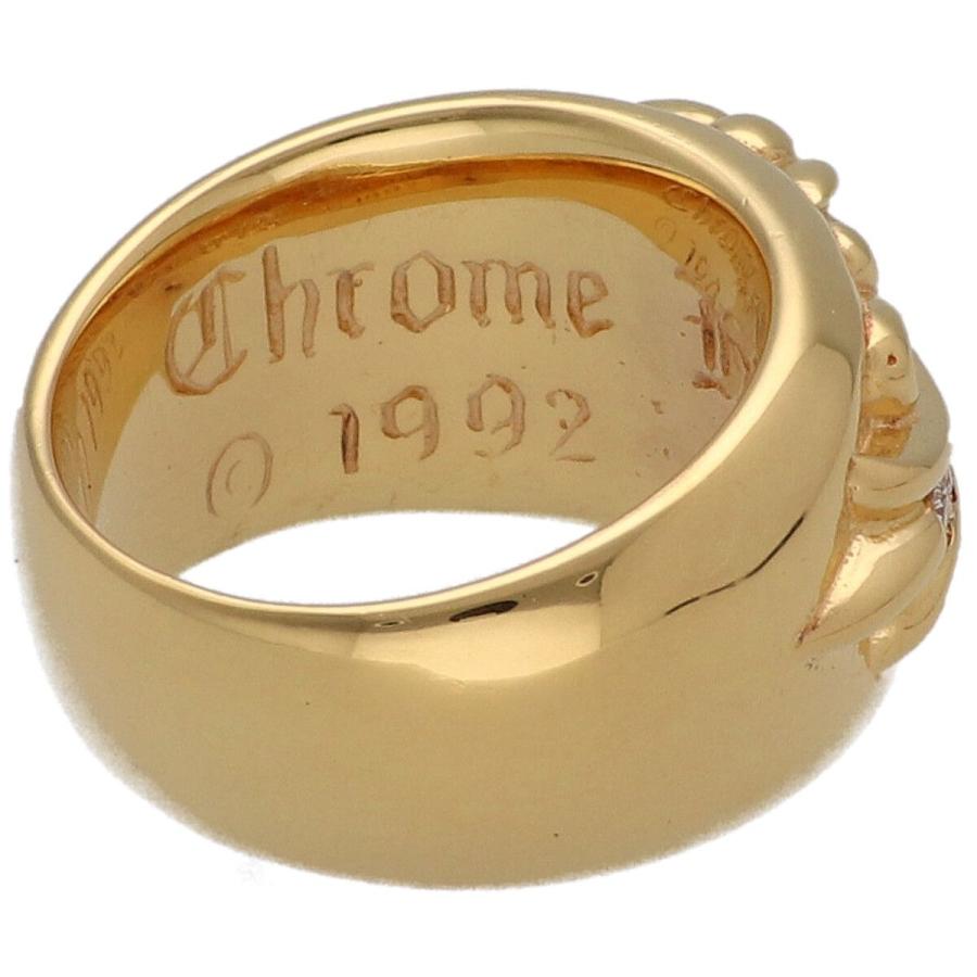CHROME HEARTS（クロムハーツ） 【中古】 フローラルクロスリング 22K