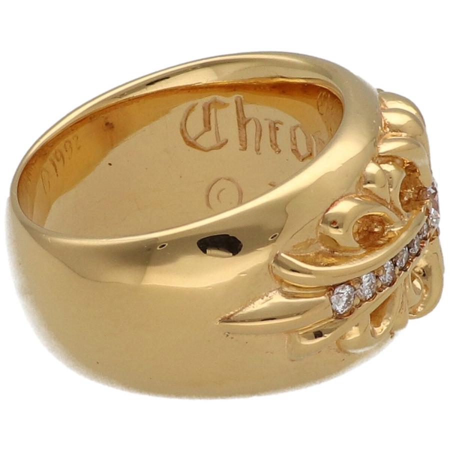 CHROME HEARTS（クロムハーツ） 【中古】 フローラルクロスリング 22K