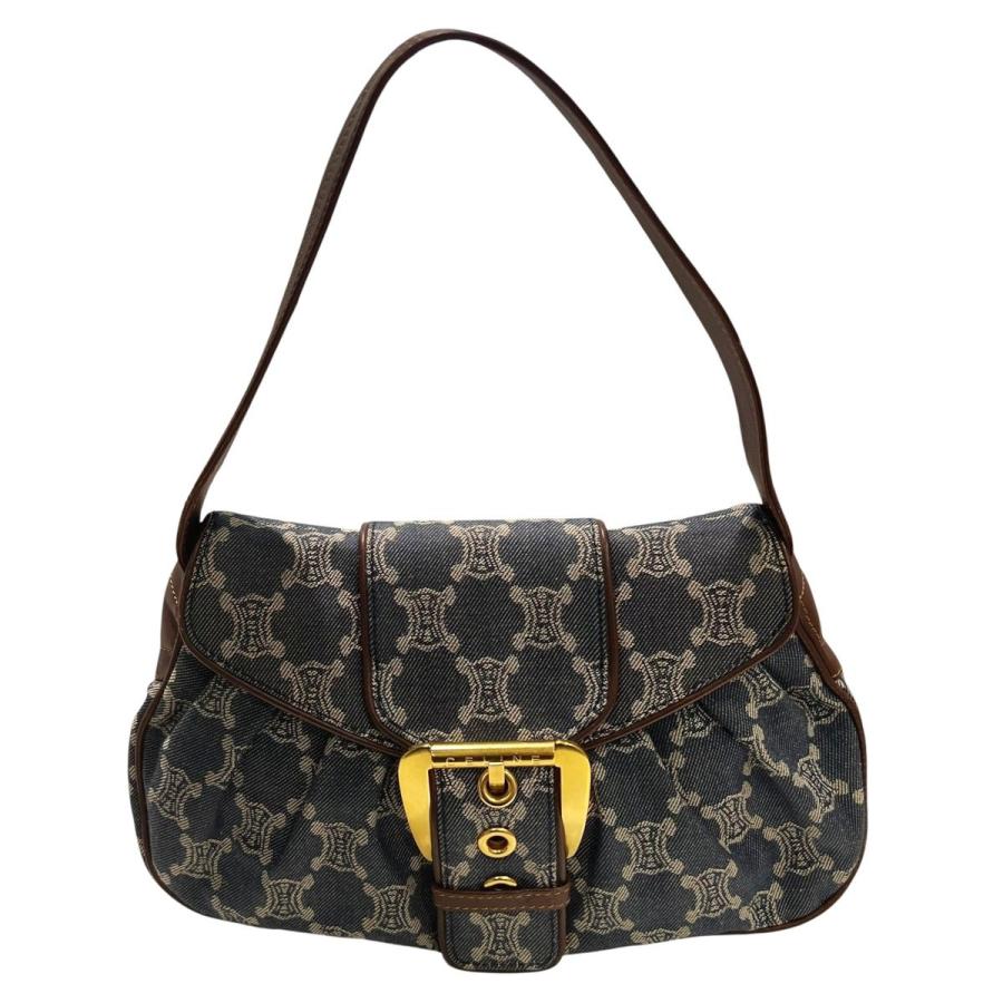 CELINE（セリーヌ） 【中古】 デニム地 トリオンフキャンバス ワン
