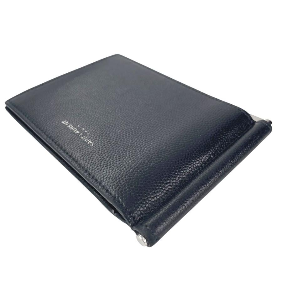 中古】 Saint Laurent サンローラン ビルクリップ ウォレット カード