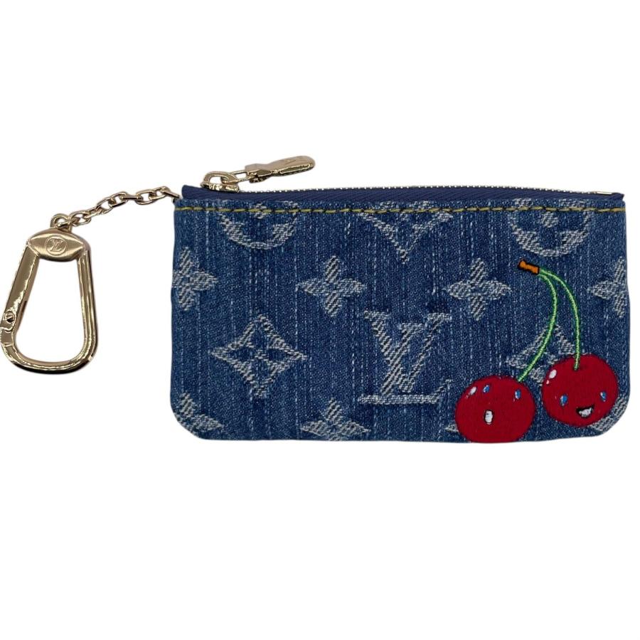 中古】 LOUIS VUITTON ルイ・ヴィトン チェリーデニム ポシェットクレ