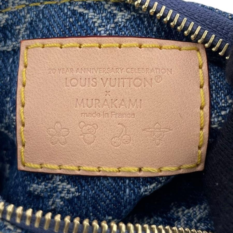 中古】 LOUIS VUITTON ルイ・ヴィトン チェリーデニム ポシェットクレ