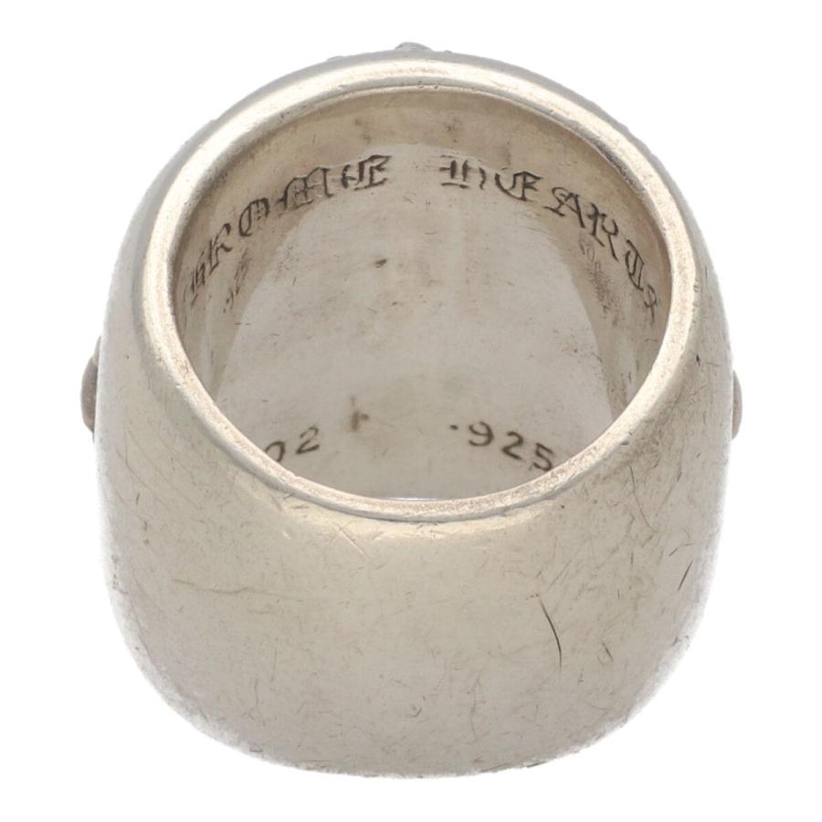 ぼ*う様 クロムハーツ　クラシックオーバルクロスリング指輪17号シルバー925 CHROME HEARTS（クロムハーツ） 銀座店 クラシック オーバルクロス