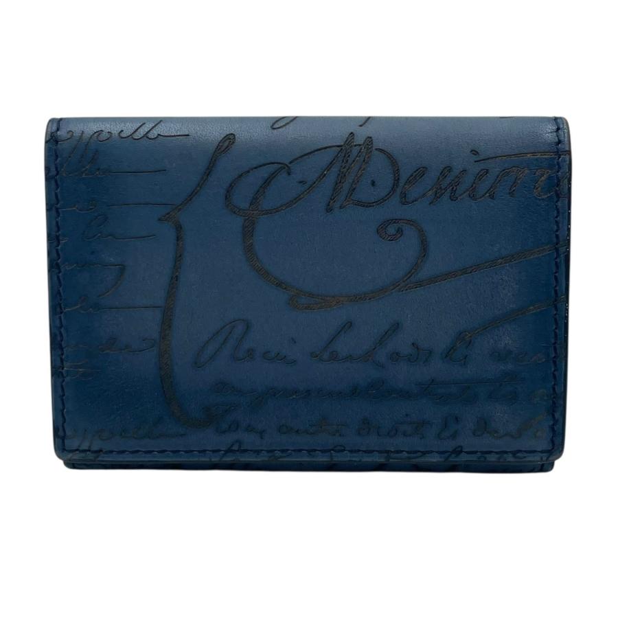 ベルルッティBERLUTI 名刺入れ インブイア スクリットレザーカードホルダー Berluti（ベルルッティ） 【中古】 インブイア スクリットレザー
