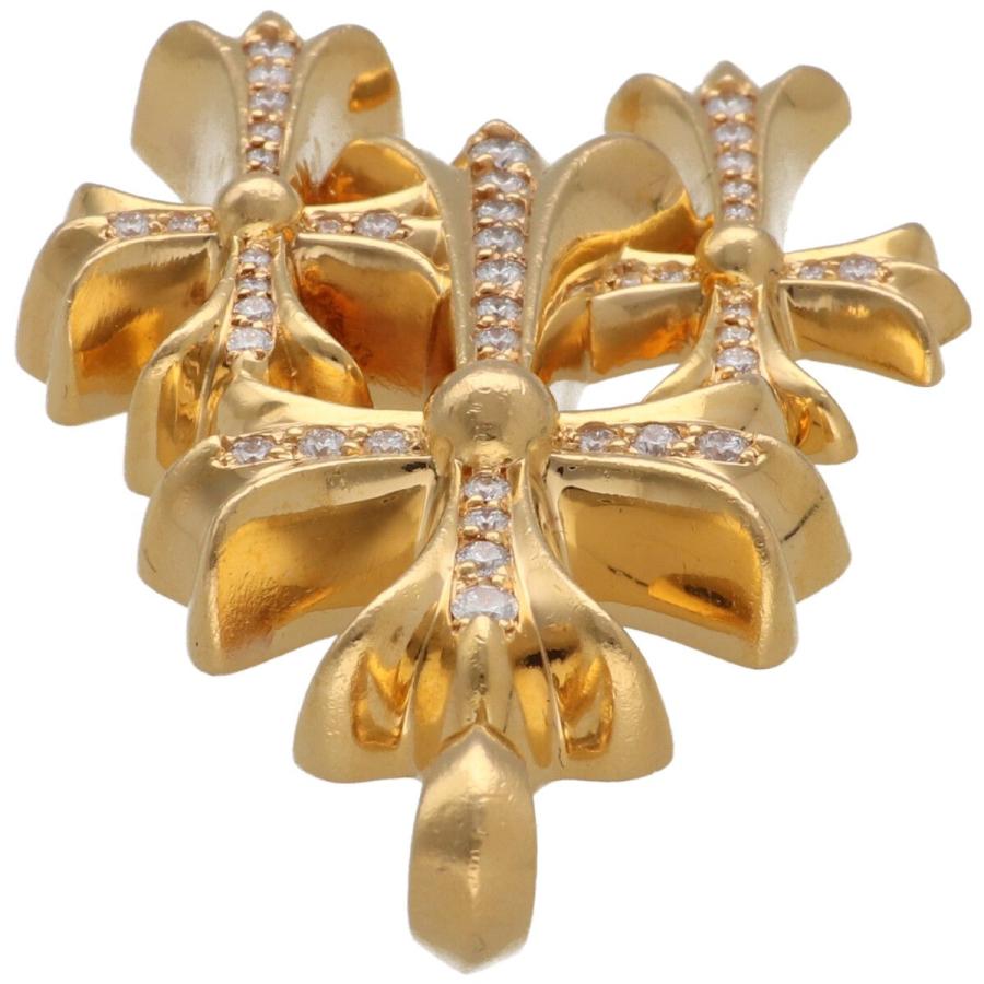 CHROME HEARTS（クロムハーツ） 【中古】 トリプルCHクロス スモール