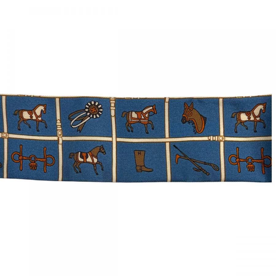 中古】 HERMES エルメス ツイリー Couvertures et Tenues de Jour 馬着 