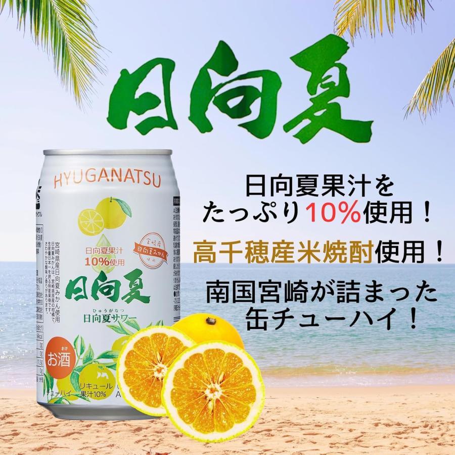 高千穂酒造 送料無料 日向夏みかんサワー 3％ 350ml×1ケース/24本