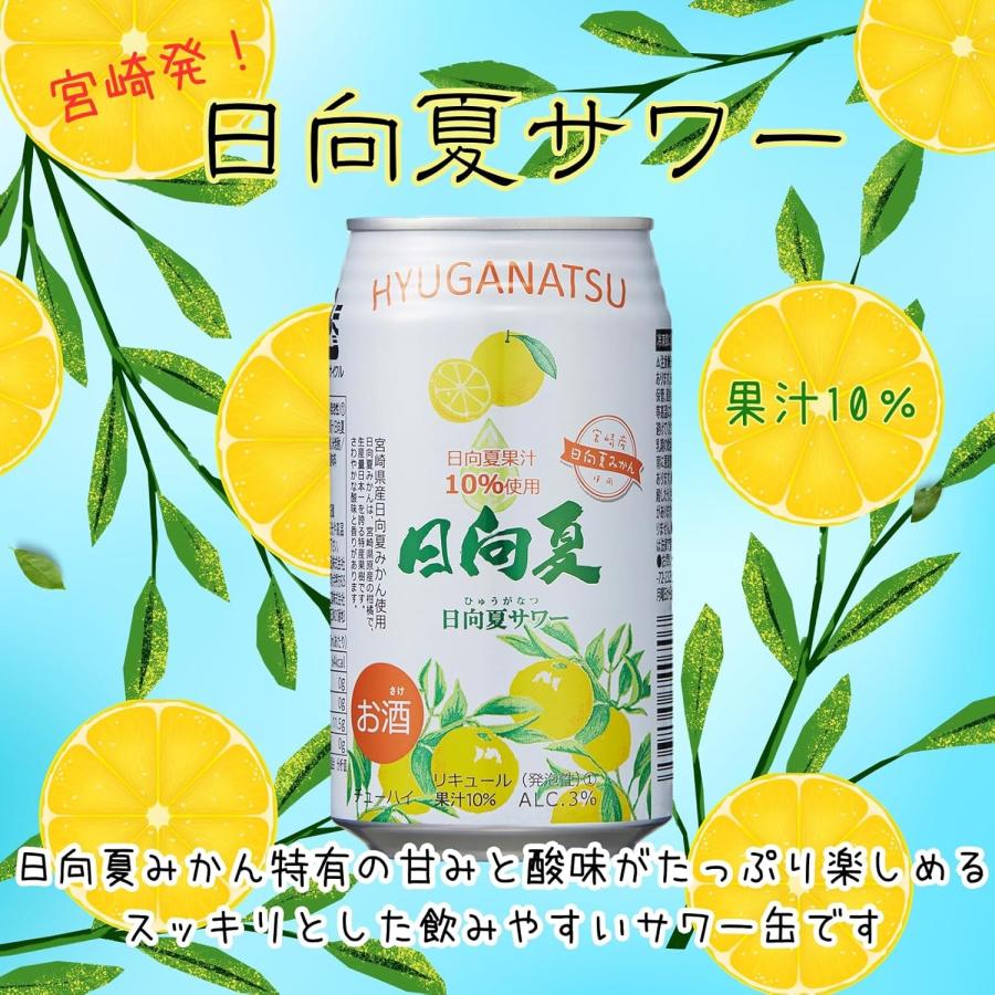 高千穂酒造 送料無料 日向夏みかんサワー 3％ 350ml×1ケース/24本