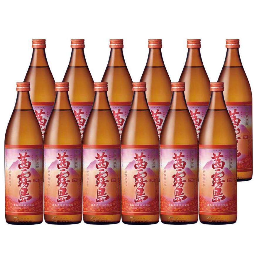 店 900ml 12本 霧島酒造 25度 焼酎 茜霧島 リカーboss 25度 通販 送料無料 茜霧島