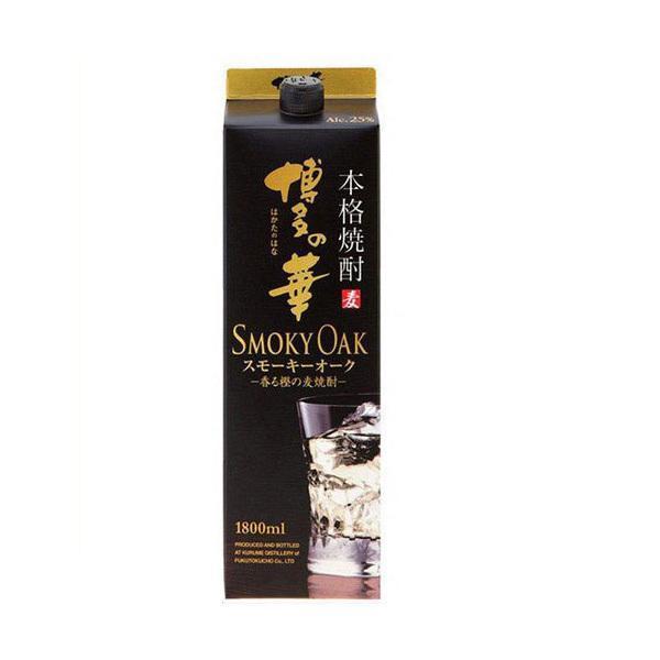 在庫あり 即納 福徳長酒類 麦焼酎 博多の華 スモーキーオーク 25度 パック 1800ml 1 8l 6本 1ケース 楽天1位 Www Muslimaidusa Org