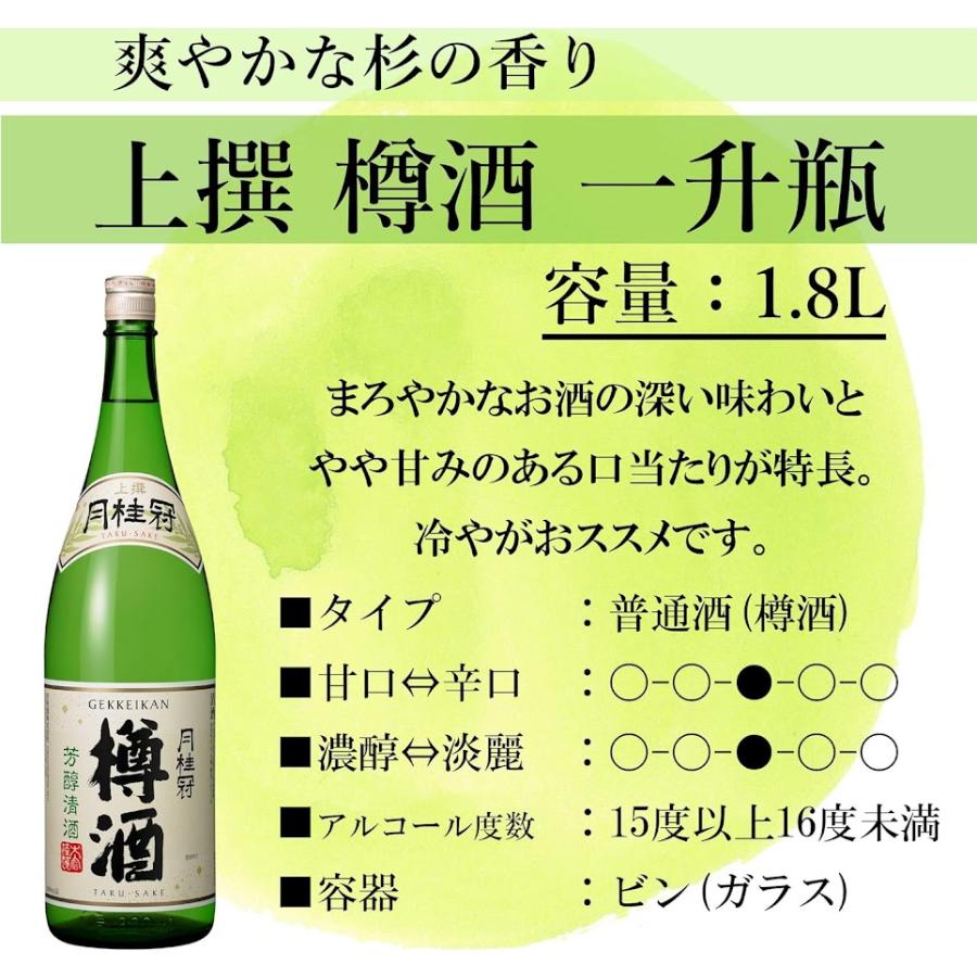 月桂冠 日本酒 上選 樽酒 1800ml 1.8L 1本 : リカーBOSS - 通販