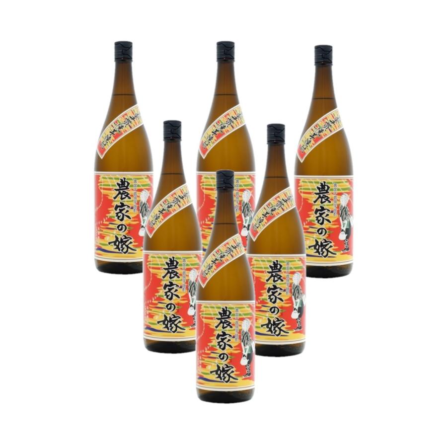 送料無料 霧島町蒸留所 焼き芋焼酎 農家の嫁 25度 1.8L 1800ml×6本 