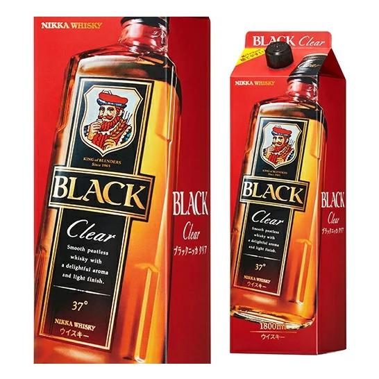 ブラックニッカ ウィスキー アサヒ クリア パック 1800ml 1.8L 1本