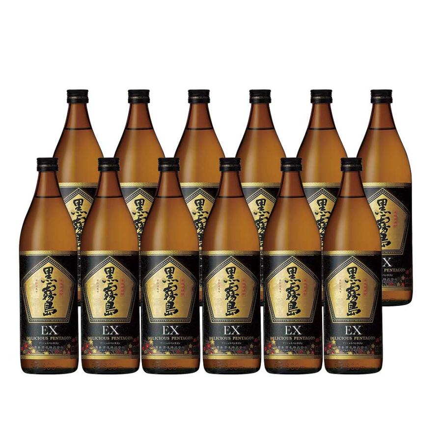 霧島酒造 送料無料 芋焼酎 黒霧島 EX 25度 900ml×12本 : リカーBOSS