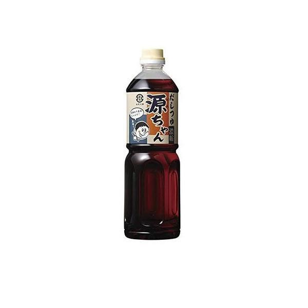 送料無料 直源醤油 だしつゆ源ちゃん 1L 1000ml×12本（Yahoo!・リカーBOSS）