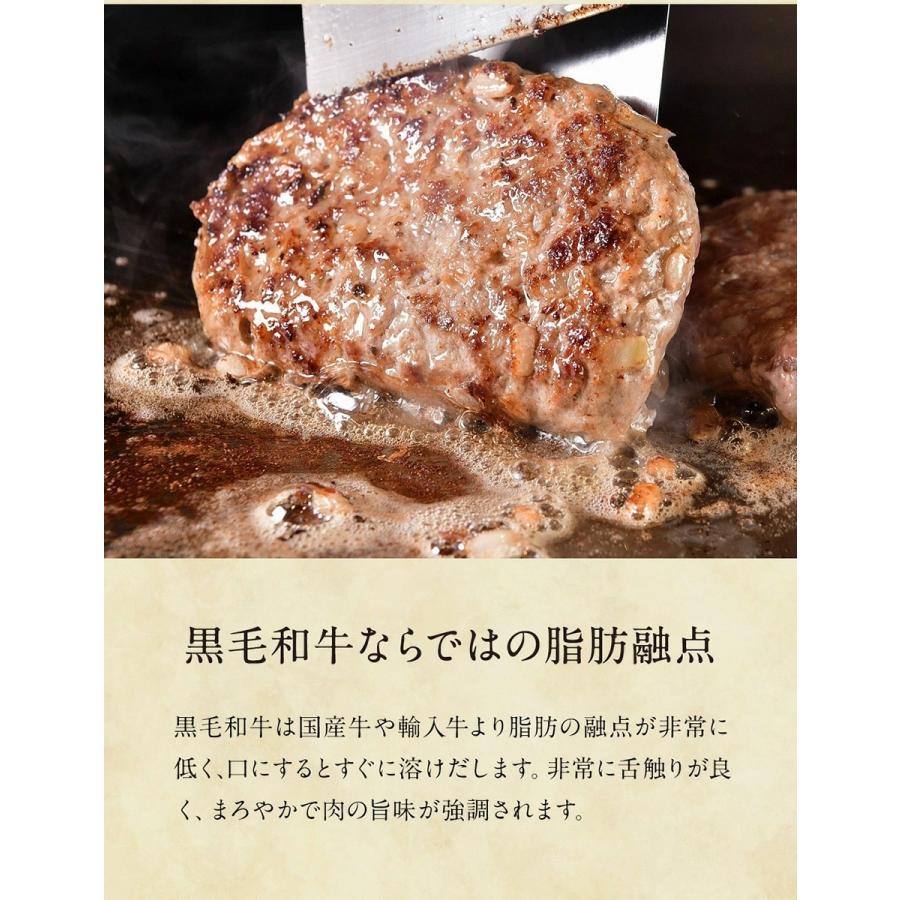 黒毛和牛 ハンバーグ 150g × 6個セット 牛肉 A5等級 黒毛和牛 お肉 A5 黒毛和牛 国産豚 国産 和牛 A5ランク 冷凍  惣菜 内祝い お中元 御中元｜liquor-boss1｜04