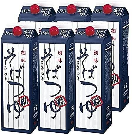 創味　そばつゆ1.8LX6本 送料無料 創味食品 そばつゆ 1800ml 1.8L×6本 : リカーBOSS - 通販