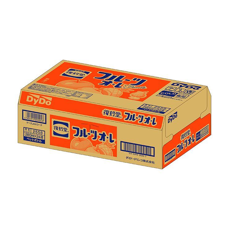 ダイドードリンコ 送料無料 DyDo 復刻堂 フルーツ オ・レ 280ml×1