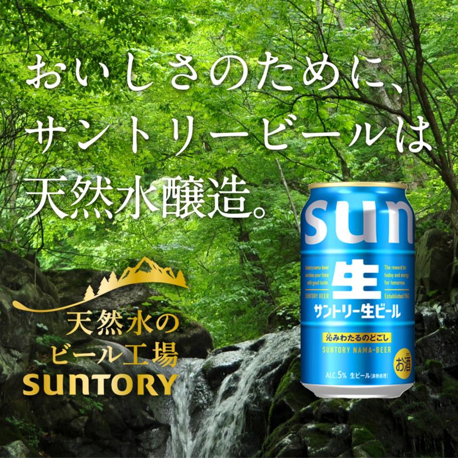 SUNTORY（サントリー） あすつく 送料無料 生ビール 350ml×2ケース/48