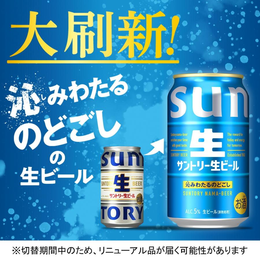 SUNTORY（サントリー） あすつく 送料無料 生ビール 350ml×2ケース/48