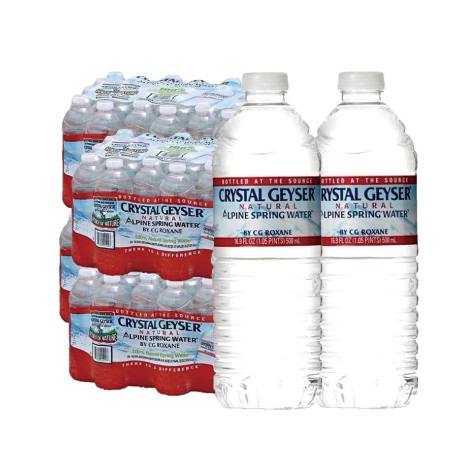 あすつく 送料無料 クリスタルガイザー 500ml×4ケース/96本 水 ミネラルウォーター（Yahoo!・リカーBOSS）