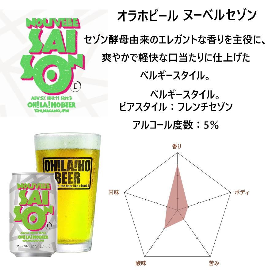 オラホビール OH!LA!HO BEER ヌーベルセゾン 350ml×1ケース/24本｜liquor-boss1｜02