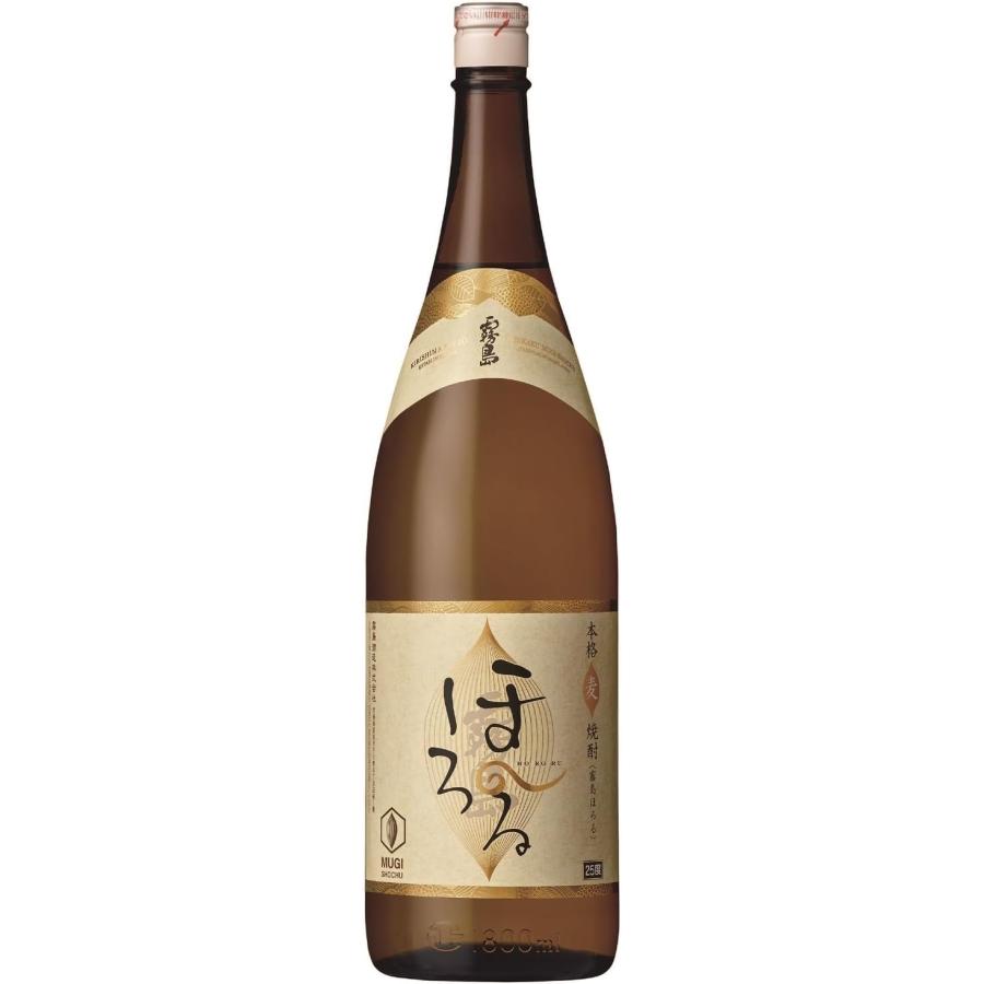 霧島酒造 送料無料 麦焼酎 霧島ほろる 25度 1800ml 1.8L×2本 : リカー