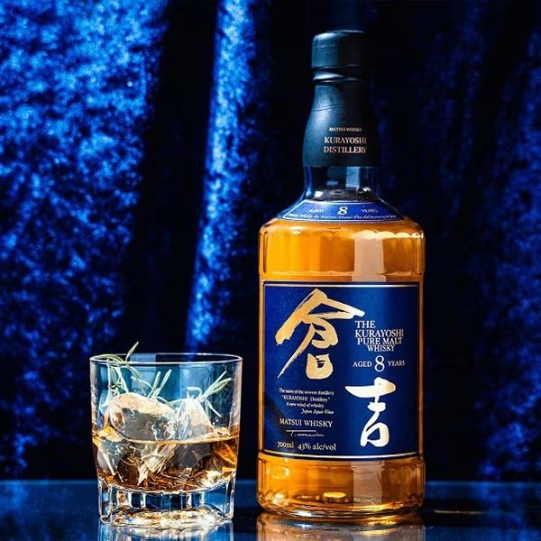 送料無料 松井酒造 マツイピュアモルトウイスキー 倉吉 8年 43度 700ml