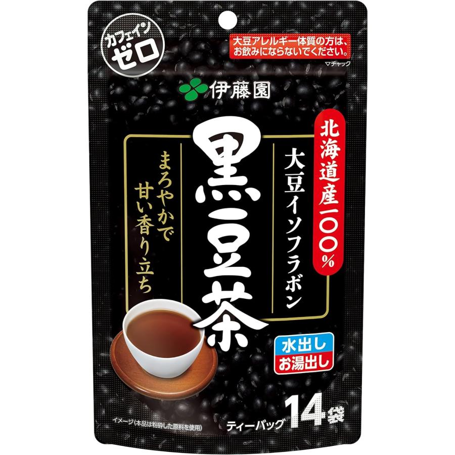 伊藤園（ITO EN） 送料無料 北海道産100％ 黒豆茶 ティーバッグ 14袋入