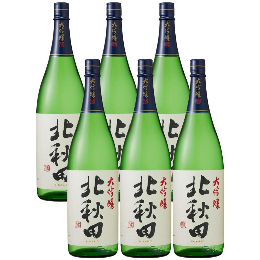 7/8限定P3％ あすつく 日本酒 送料無料 北鹿酒造 北秋田 大吟醸 1800ml