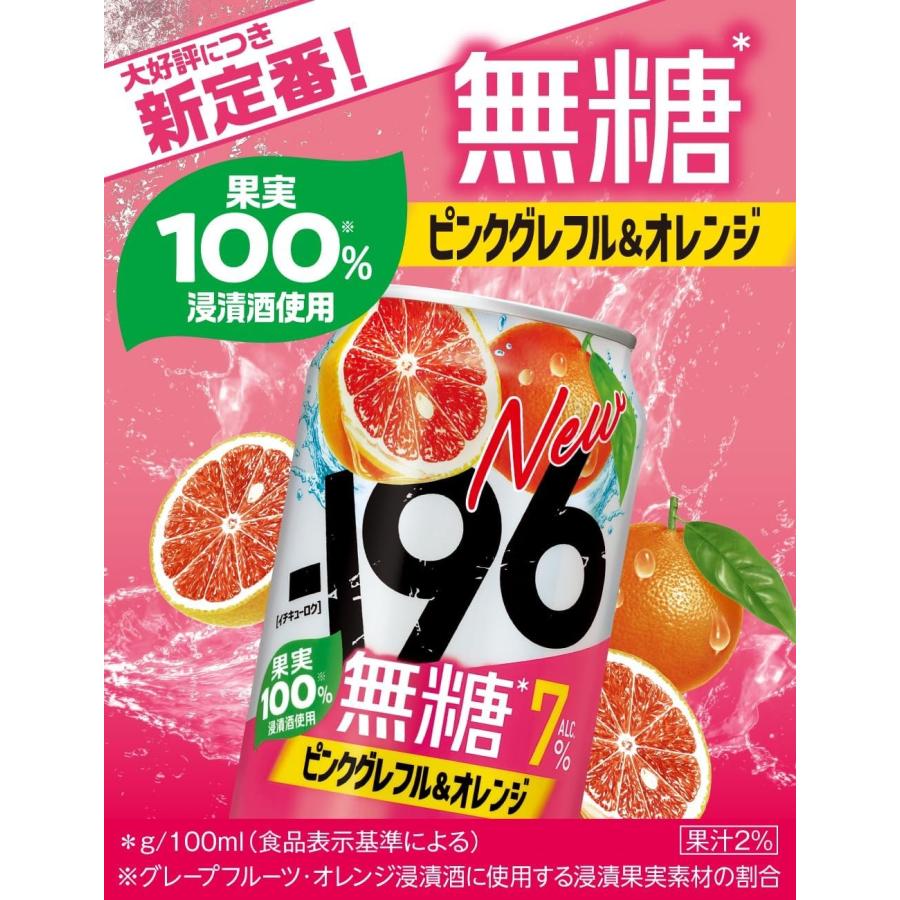 ー196 サントリー -196 無糖 ピンクグレフル＆オレンジ 500ml×1ケース
