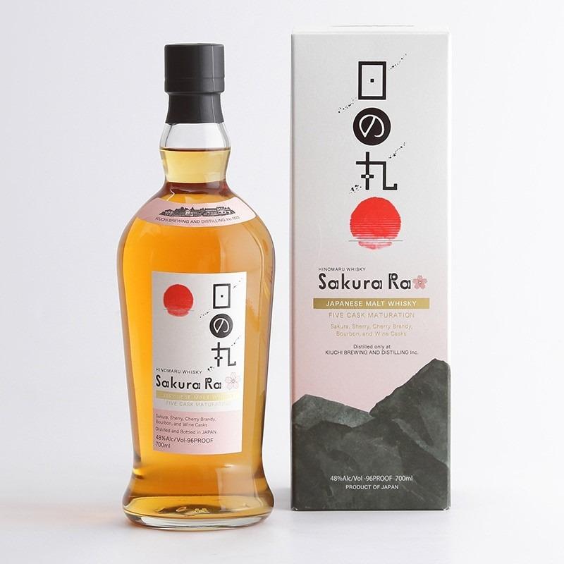 木内酒造 日の丸ウイスキー さくら・ら 48度 700ml 1本ご注文は12本