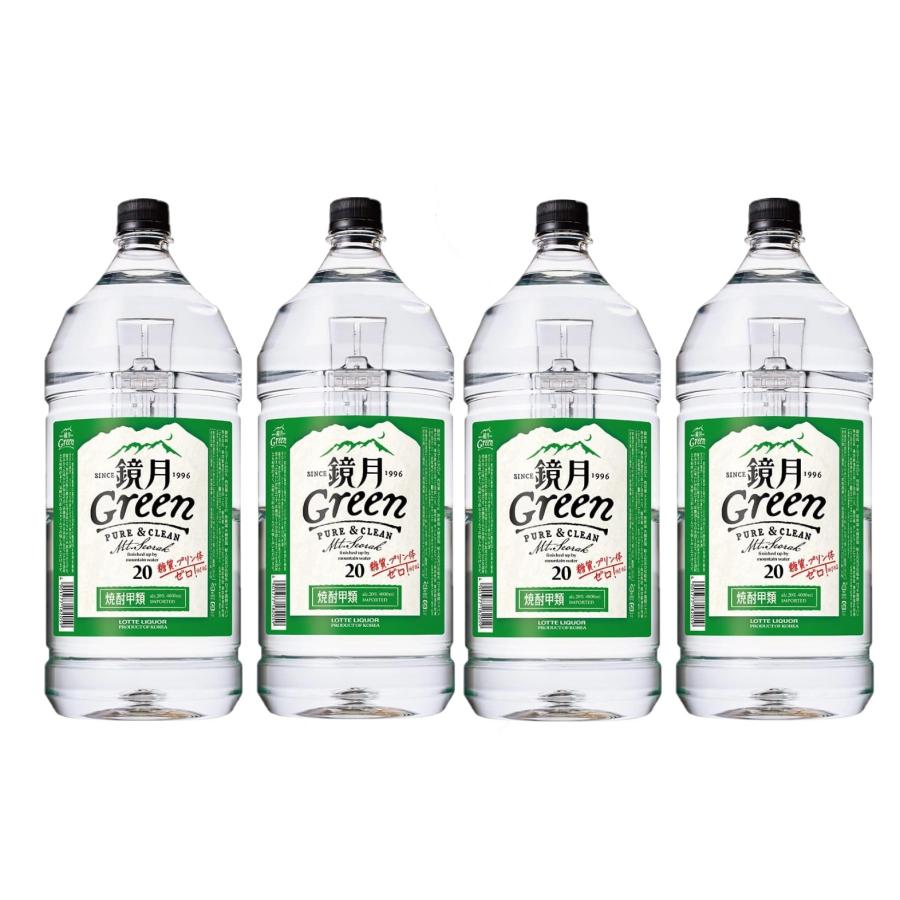 SUNTORY（サントリー） あすつく 送料無料 鏡月グリーン 20度 4000ml