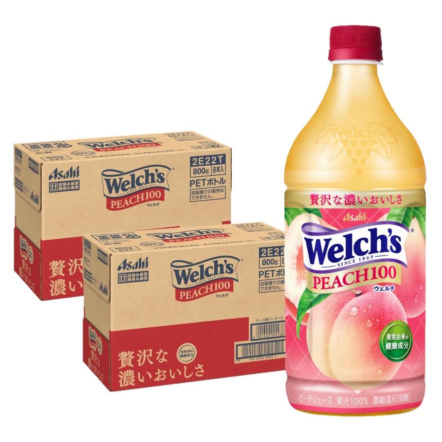 アサヒ（asahi） 送料無料 アサヒ飲料 Welch's ウェルチ ピーチ100