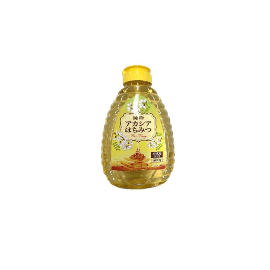 送料無料 アシストバルール 純粋アカシアはちみつ 三角ボトル 500g×6個