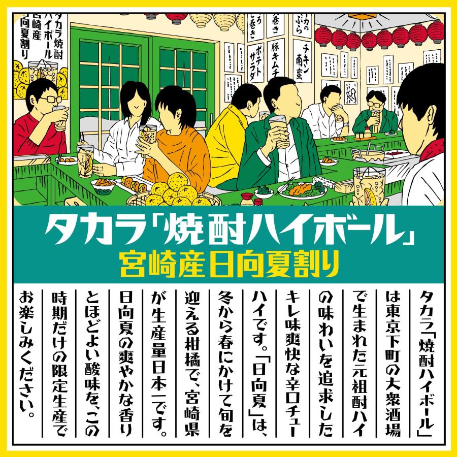 あすつく 宝 焼酎ハイボール 宮崎県産日向夏割り 350ml×1ケース/24本 | 宝酒造 | 03