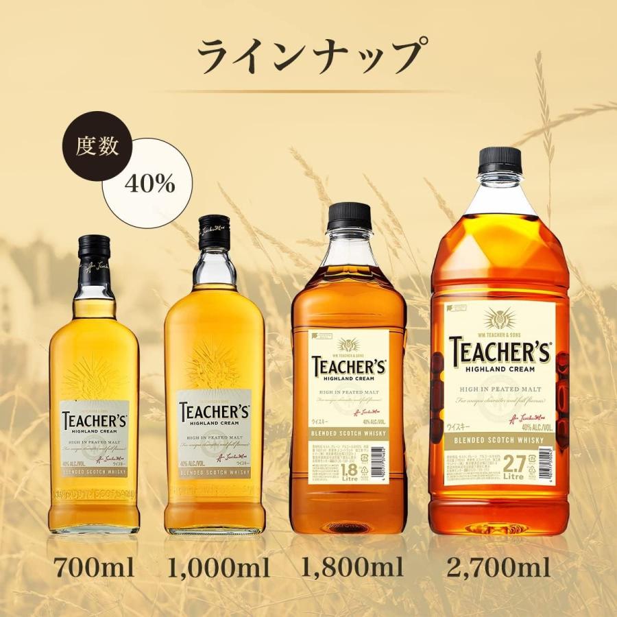 買い店舗 あすつく スコッチウイスキー ティーチャーズ ハイランドクリーム 40度 700ml×1ケース/12本