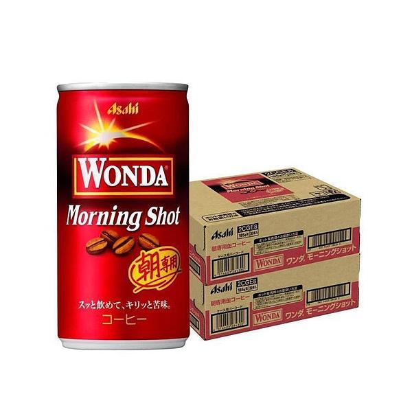WONDA あすつく 送料無料 アサヒ ワンダ モーニングショット 185ml×2