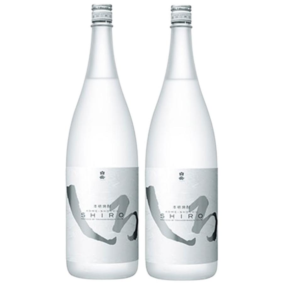 白岳 あすつく 送料無料 本格米焼酎 しろ 25度 1.8L 1800ml×2本