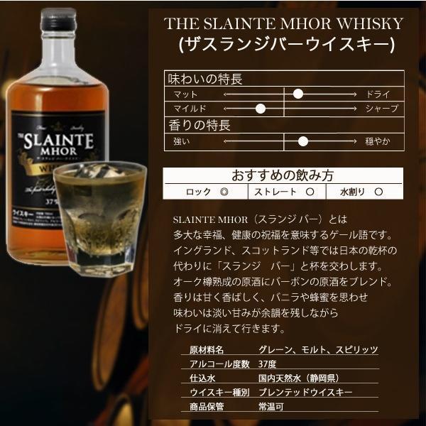 千寿酒造 ザ スランジバー ウイスキー THE SLAINTE MHOR WHISKY 37度