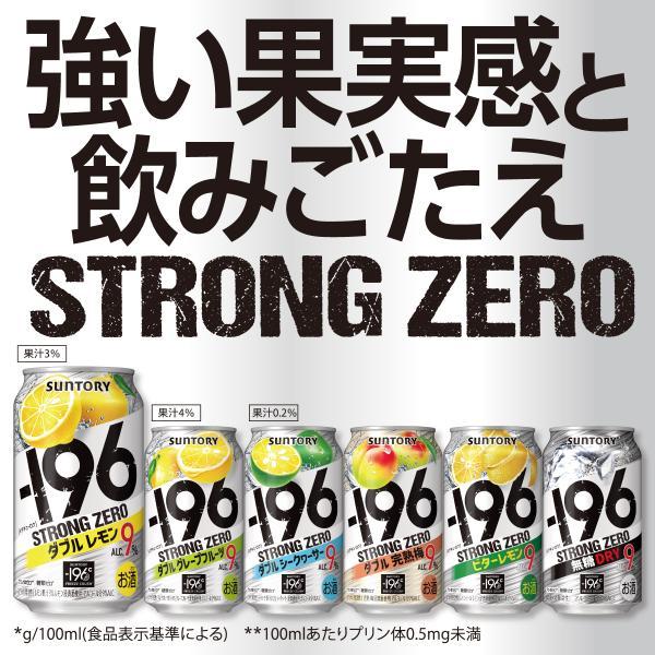 ー196 あすつく サントリー -196℃ ストロングゼロ 無糖ドライ 350ml×1